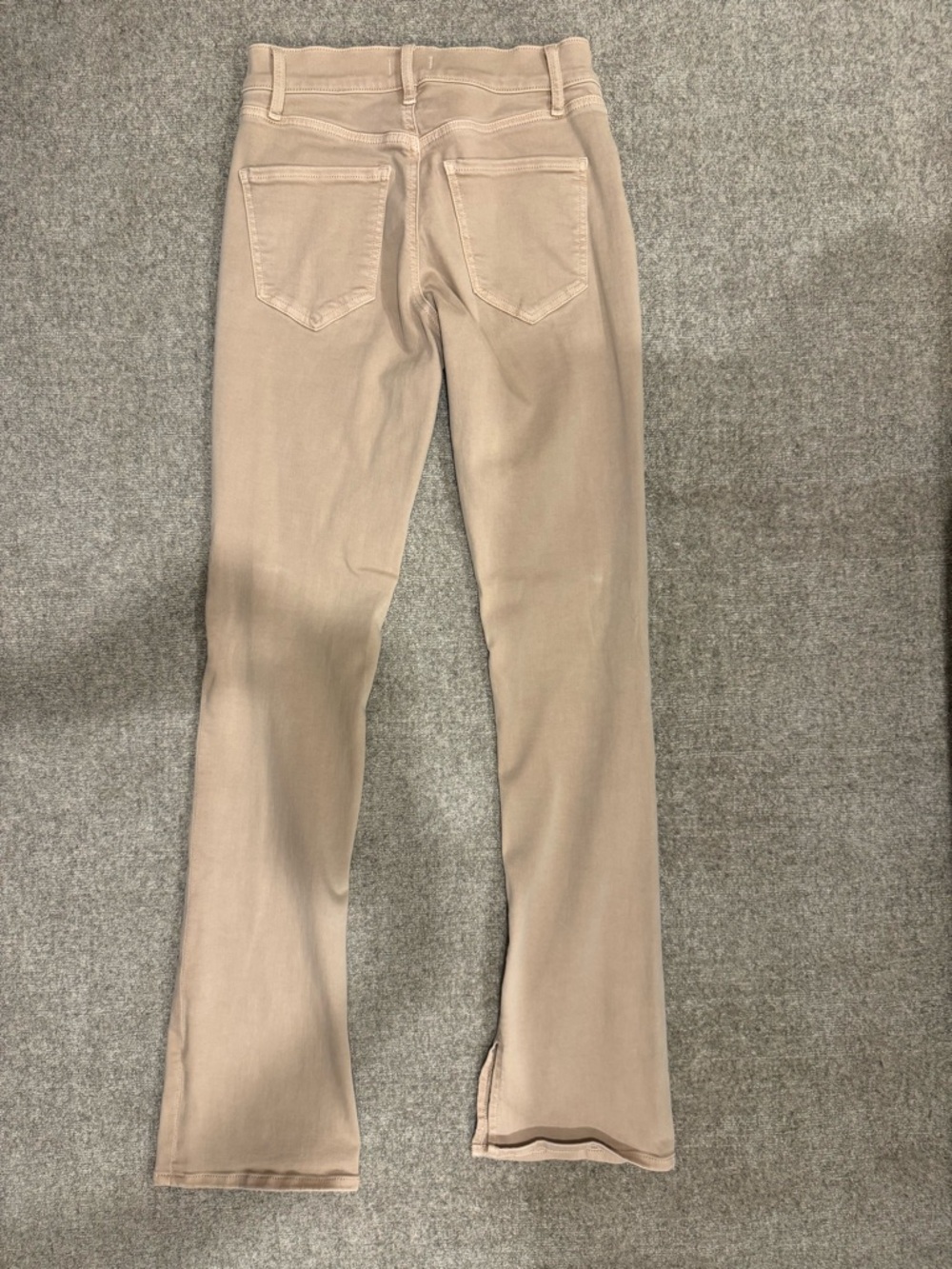 Express Mid Rise Skyscraper Jeans in Blush. - Picture 2 of 9